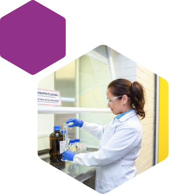Admescope lab team employee working with UGT Induction services